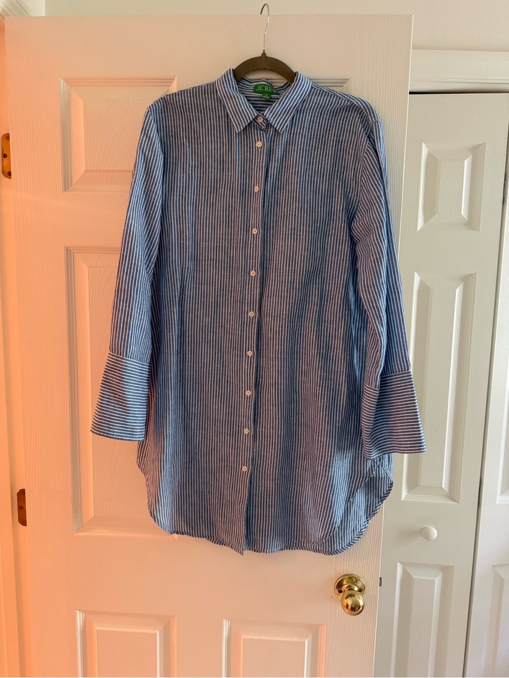 J. Crew linen/cotton blend cover-up, NWOT, xs, fits like S-M